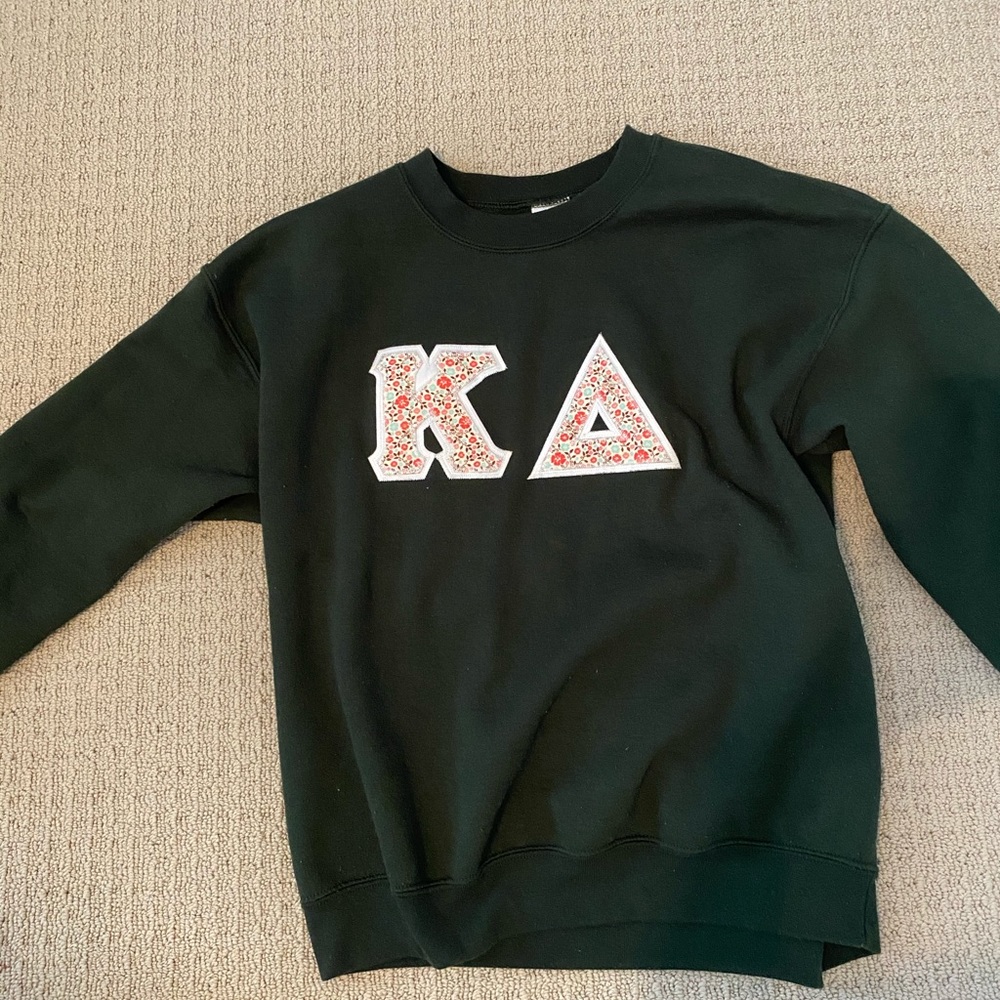 Kappa Delta Letter Sweatshirt